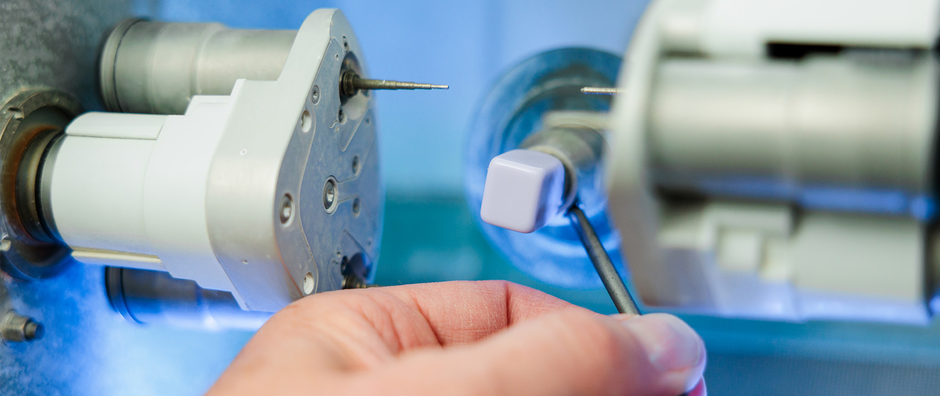 Aufnahme der Behandlung mittels CEREC®