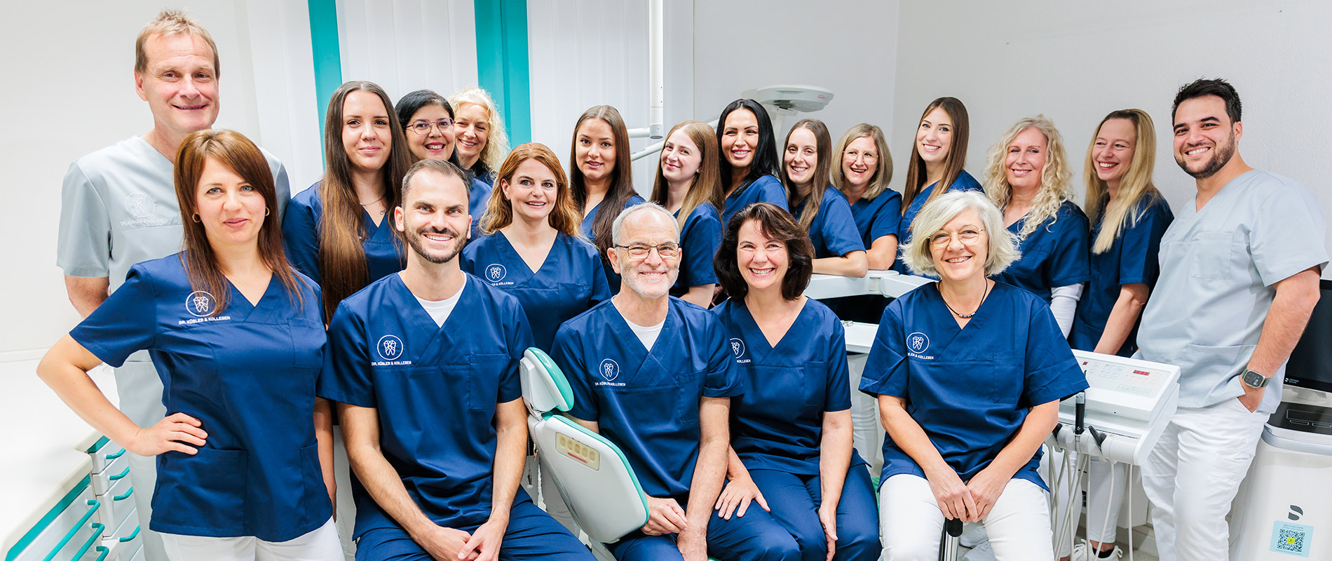 Team der Zahnarztpraxis Dr. Kübler & Kollegen in Dornstetten